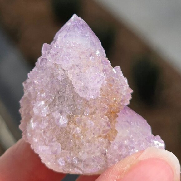 Spirit Quartz ✦ Raw Lavender Amethyst Cluster ✦ Cactus Quartz Formation 2.5" - Picture 8 of 11